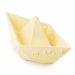 Oli & Carol origami bijt- en badspeeltje boot vanille 