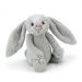 Jellycat knuffel konijn bashful zilver groot