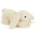 Jellycat knuffel konijntje wit met piepje 