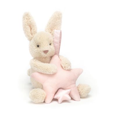 Jellycat muziekdoosje Star Bunny roze