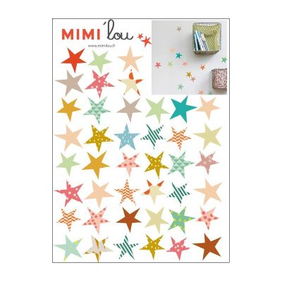 MIMI 'lou muurstickers sterren just a touch